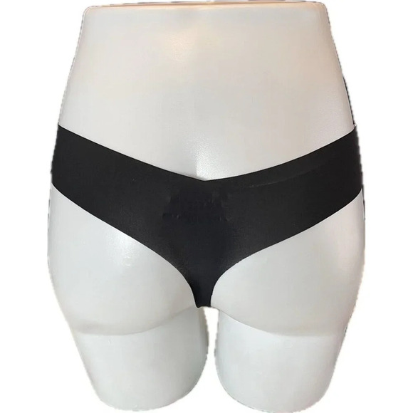 Commando M/L Black I Heart New York Graphic Laser Cut Edges Thong Panties - Picture 4 of 5